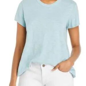 Wilt Baby Blue Heathered Crew Neck Short Sleeve Large
